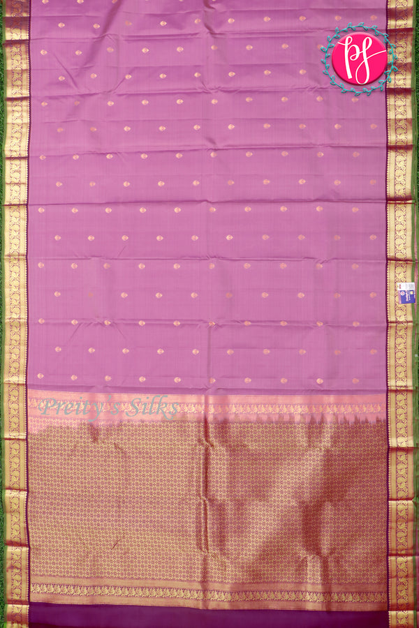 Pure Kanchipuram Silk Saree-Lavender-PA27118