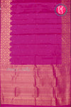 Pure Kanchipuram Silk Saree-Mejentapink-PA27253