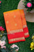 Half Pure Kanchipuram Silk Saree-Orange And Red-PA27022