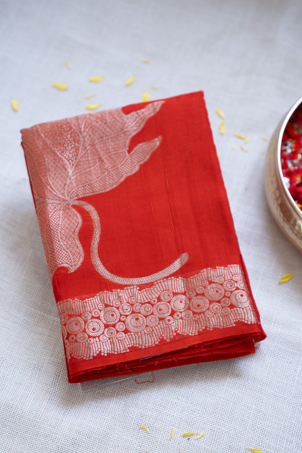 Day 1 Viscose Tussar georgette Silk Saree-PA32301