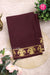 Pure Mysore Crepe Silk Saree-Gandaberunda Border-Chocolatebrown-PF84405
