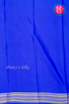Pure Mysore Crepe Silk Saree-Pastelgreen And Royalblue-PA28981