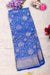 PURE KADDI BANARASI GEORGETTE SILK SAREE-Royalblue-PA23868