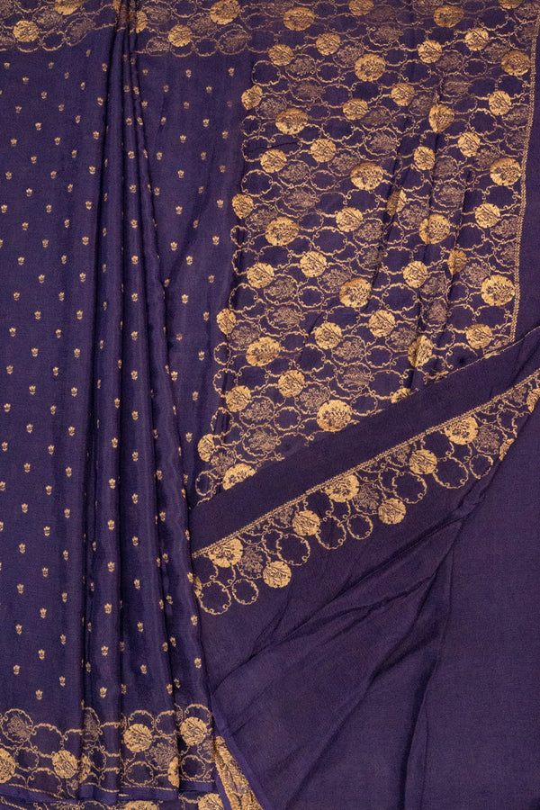 Day 8 Semi Banarasi Crepe Silk Saree-PA