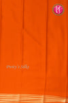 Pure Mysore Crepe Silk Saree -Orange-PA03145