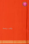 Pure Mysore Crepe Silk Saree-Orange-PA19538