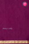 Pure Mysore Crepe Silk Saree-Deepwine-PA19804