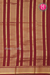 Pure Mysore Crepe Silk Saree -Rustorange And Maroon-PA10699