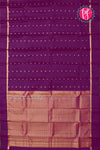 Half Pure Kanchipuram Silk Saree-Purple-PF82229