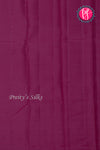 Pure Kanchipuram Silk Saree-Wine-PA27253