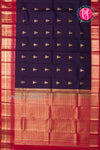 Pure Kanchipuram Silk Saree-Deepdarkplum And Red-PA23601