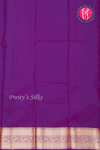 Pure Dual shade Kanchipuram Silk Saree-Purple-PA34466