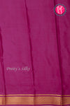 Pure Mysore Crepe Silk Saree-Olive green And Deepmejentapink-PA22355