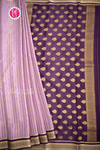 Pure Mysore Crepe Silk Saree-Onionpink And Deepwine- PA57314