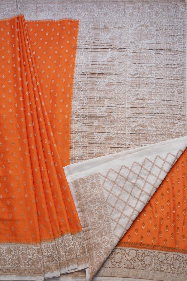 Day 1 Semi Banarasi Silk Saree-PA38537