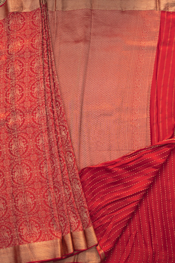 Day 3 Pure Designer Crepe Silk Saree-PA51855