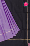 Kanchipuram Soft Silk Saree-Lavender And Black-PA35021