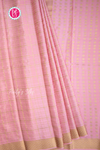 Pure Mysore Crepe Silk Saree-Pastelpink- PA57163