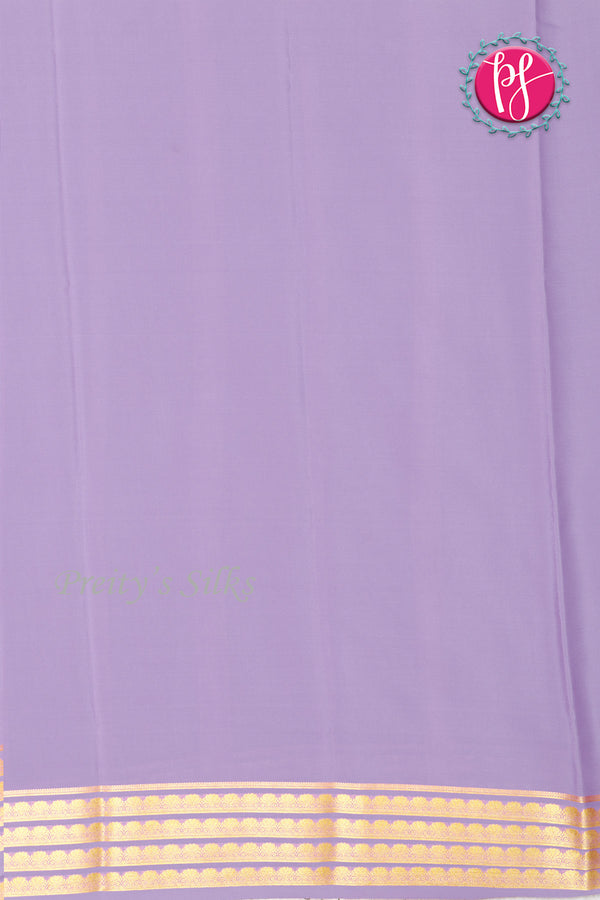 Pure Mysore Crepe Silk Saree-Mauve-PA19558