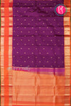 Pure Kanchipuram Silk Saree-Wine And Tomato Red-PA27022