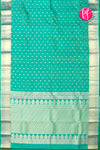 Pure Kanchipuram Silk Saree-Distempergreen-PA27611