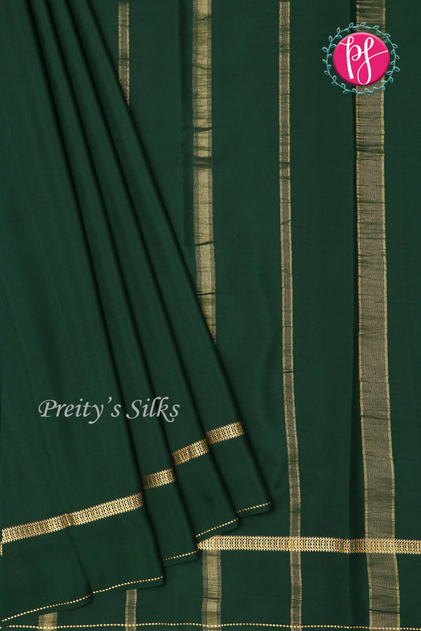 Pure Mysore Crepe Silk Saree -PF79691