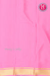 Pure Mysore Crepe Silk Saree -Maroon And Baby pink-PF82622