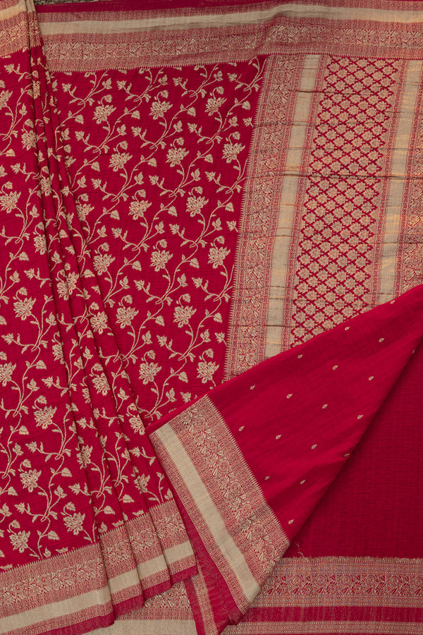 Day 3 Semi Georgette Silk Saree-PA43215