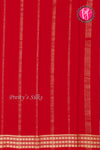Pure Mysore Crepe Silk Saree-Red-PA19578