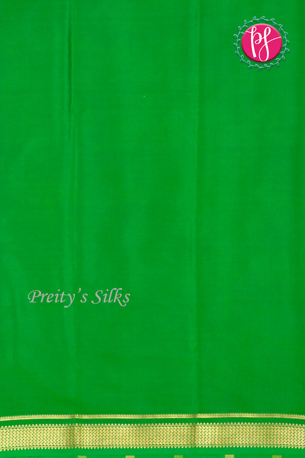 Pure Mysore Crepe Silk Saree -PF80459