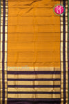 Pure Kanchipuram Silk Saree-Light brown And Darkbrown-PF45411