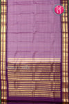 Half Pure Kanchipuram Silk Saree-Lavender And Purple-PF82198