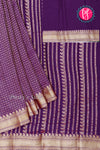 PURE KADDI BANARASI GEORGETTE SILK SAREE-PA23868