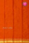 Pure Mysore Crepe Silk Saree-Orange-PA21845
