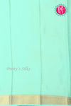 Pure Mysore Crepe Silk Saree-Mint Green-PF84310