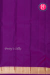 Pure Kanchipuram Silk Saree-Purple-PA34518