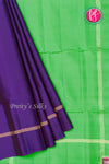 Kanchipuram Soft Silk Saree-Royalblue And Parrotgreen-PA35021