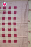 Soft Tussar Silk Saree with checks Pattern -PA55850
