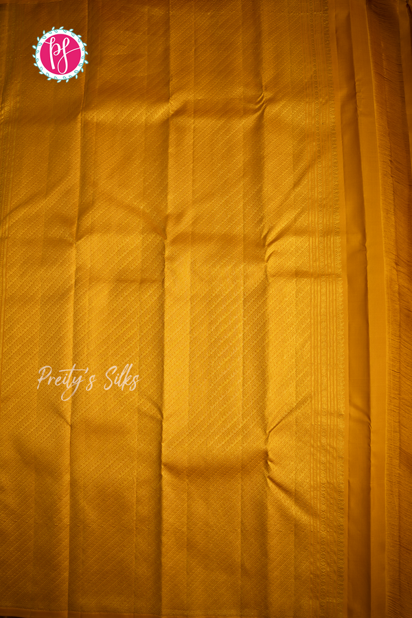 Pure Kanchipuram Silk Saree-Wine And Mustardyellow-PA57122