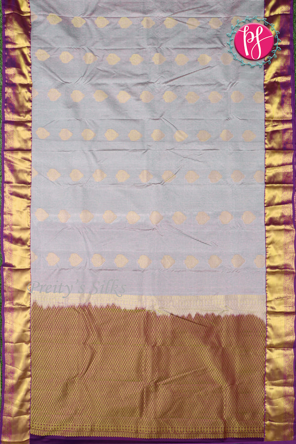 Semi Kanchipuram Silk Saree-PF77110