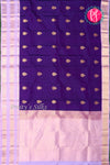 Half Pure Kanchipuram Silk Saree-Purple And Lightlavender-PA2589332