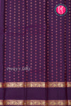 Pure Kanchipuram Silk Saree-Mehandigreen And Deeppurple-PA35458