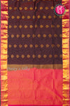 Semi Kanchipuram Silk Saree-PF77109