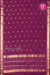 Pure Mysore Crepe Silk Saree-PF77430