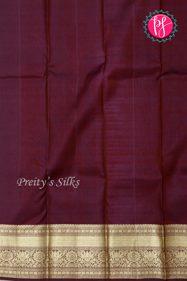 Pure Kanchipuram Silk Saree-Rustorange-PA39422