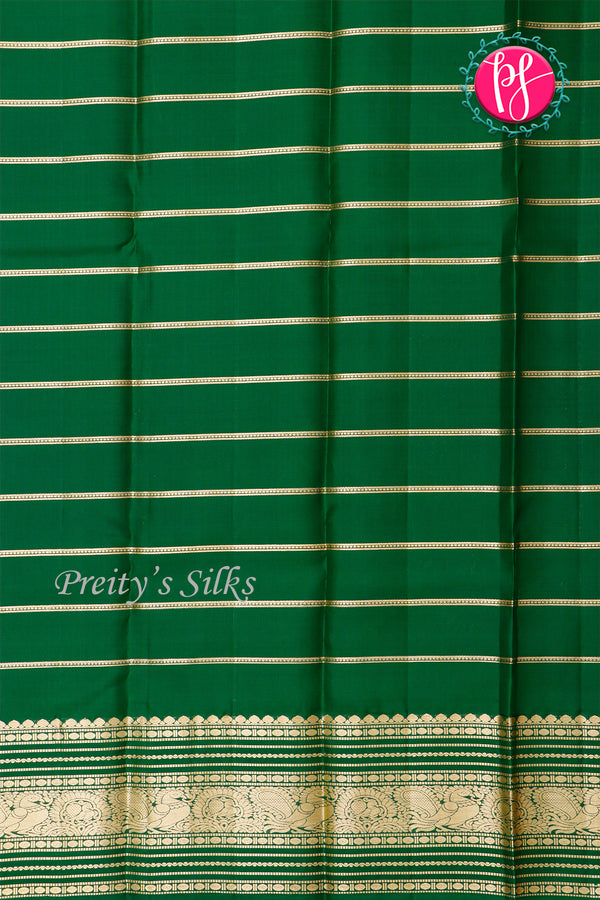 Pure Kanchipuram Silk Saree-Mejentapink And Green-PA27234