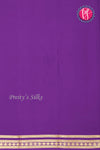 Pure Mysore Crepe Silk Saree-Lavender And Purple-PA19913