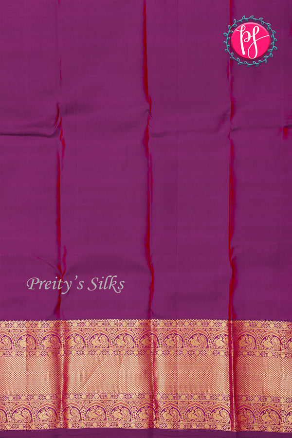Half Pure Kanchipuram Silk Saree-PA35212