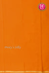 Pure Mysore Crepe Silk Saree -Orange-PF84176