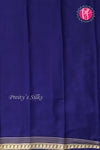 Pure Mysore Crepe Silk Saree -Navyblue-PA03096
